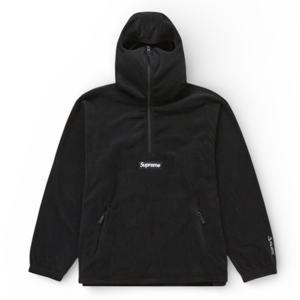 Supreme Polartec Facemask Reversible Hoodie Sweatshirt